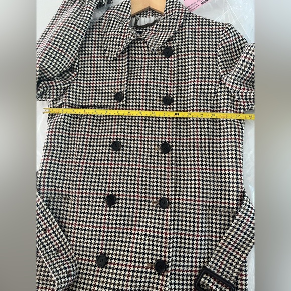 J Crew houndstooth coat size 2 - Picture 14 of 17